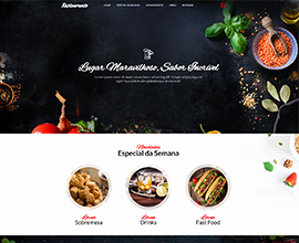 modelos de Sites Smart 360  restaurante bruno360